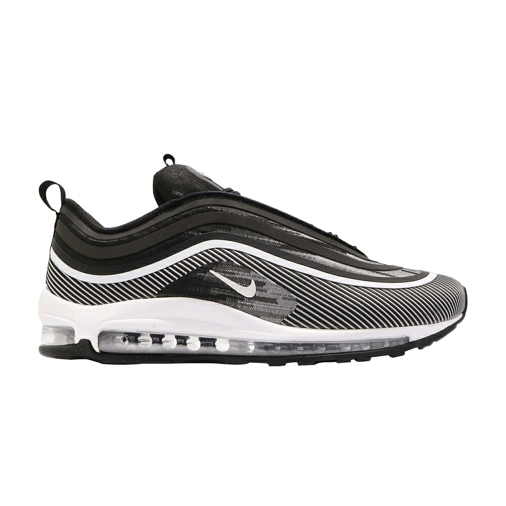 ナイキ マックス ウルトラ 黒色 ブラック 白色 ホワイト エアマックス 17 ZEBRA スニーカー メンズ NIKE AIR MAX 97 ULTRA / BLACK WHITE