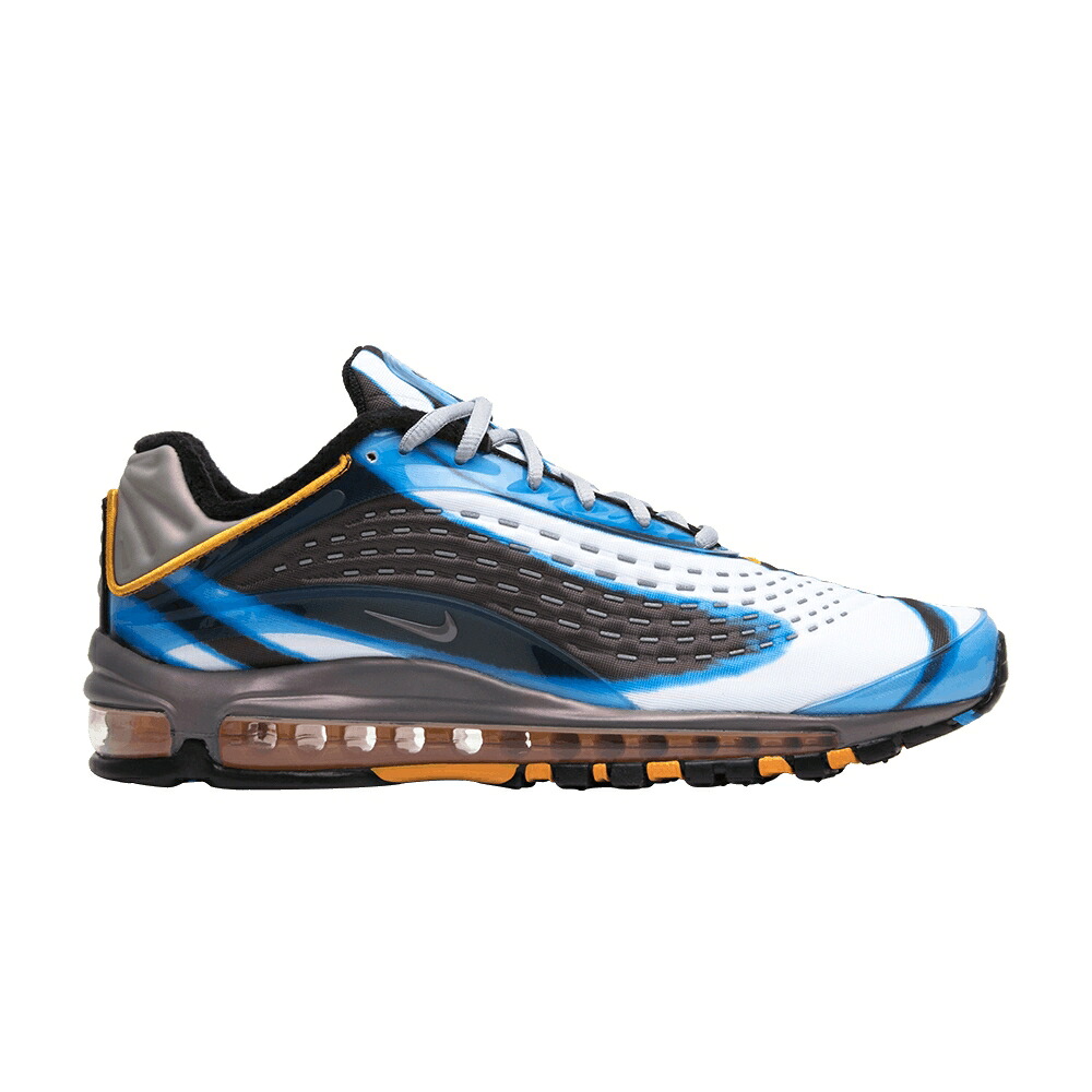 ナイキ マックス デラックス 青色 ブルー 灰色 グレー 橙 オレンジ エアマックス 'PHOTO BLUE' スニーカー メンズ NIKE AIR MAX DELUXE / PHOTO BLUE WOLF GREY ORANGE PEEL