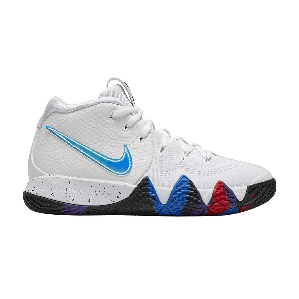 ナイキ カイリー 白いこと 白いこと \u0027NCAA TOURNAMENT\u0027 お坊っちゃん キッズ NIKE KYRIE 4 GS / WHITE MULTI COLOR もの言う花 マタニティ スニーカー