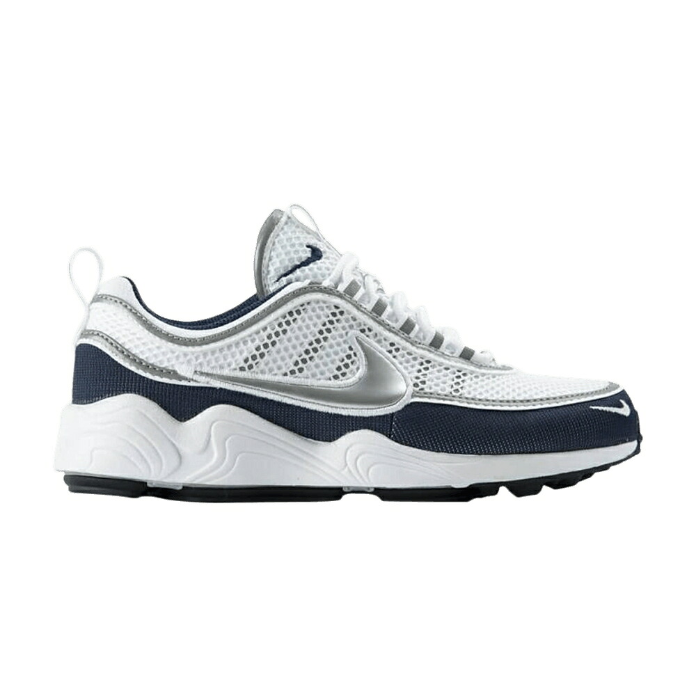 ナイキ 望遠レンズ 白いこと 白いこと しろがね色 しろがね色 \u0027WHITE NAVY\u0027 スニーカー メンズ NIKE AIR ZOOM SPIRIDON 16 / WHITE METALLIC SILVER スニーカー-メンズ靴