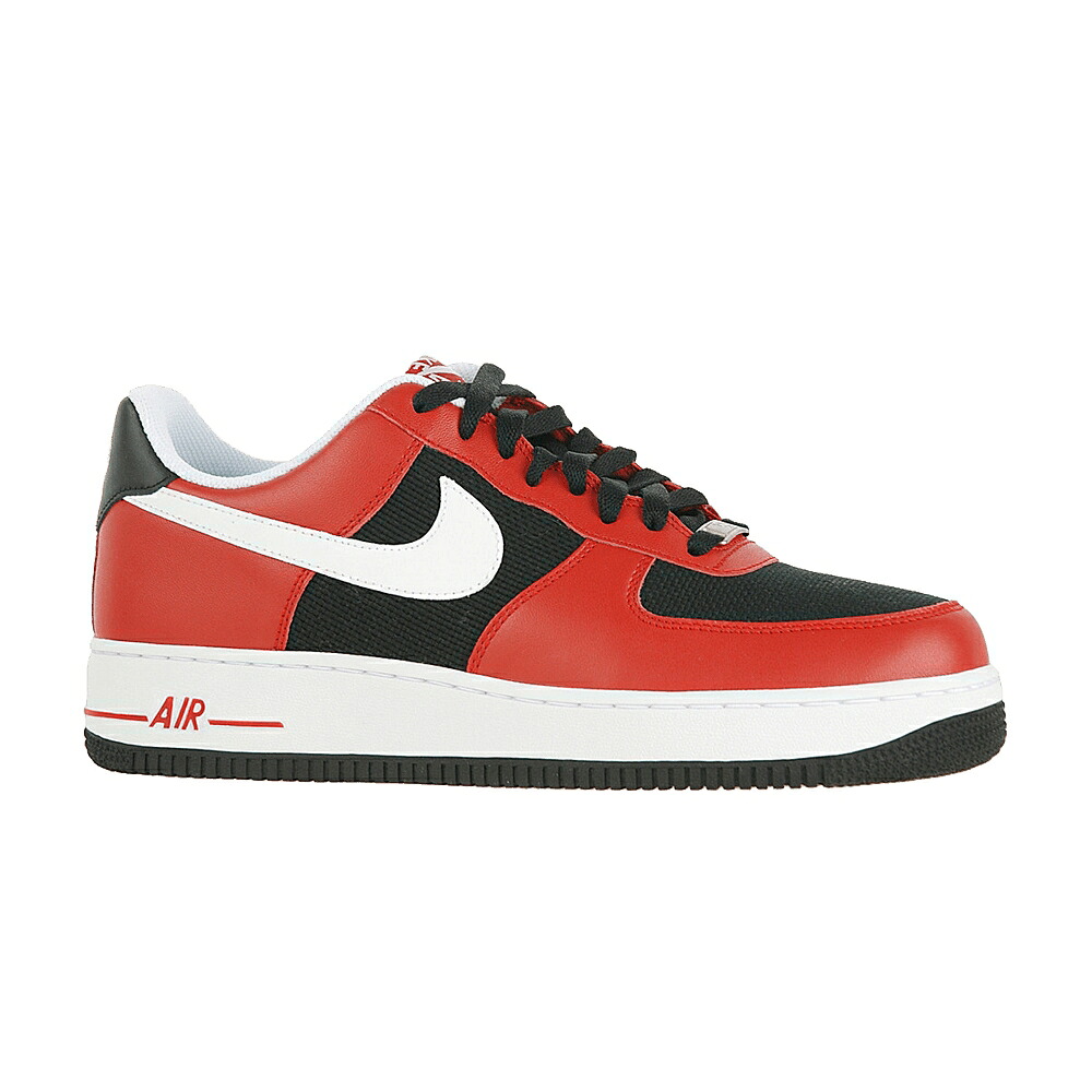 ナイキ 白いこと 白いこと 赤 赤いこと 黒いこと 黒いこと 空軍 \u002707 \u0027RED BLACK\u0027 スニーカー メンズ NIKE AIR FORCE 1 WHITE / VARSITY RED WHITE BLACK