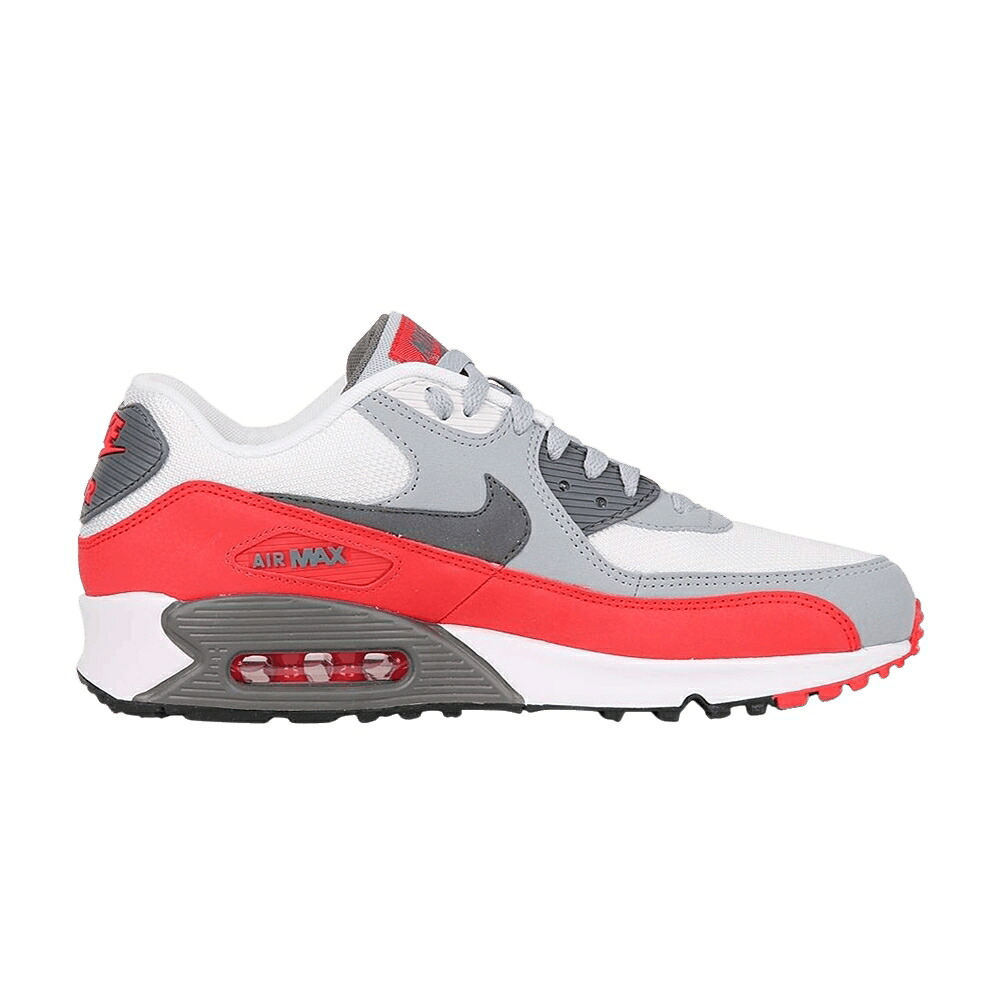 ナイキ マックス 灰色 グレー 赤 レッド エアマックス スニーカー メンズ NIKE AIR MAX 90 ESSENTIAL / WOLF GREY DARK GREY CHILLING RED