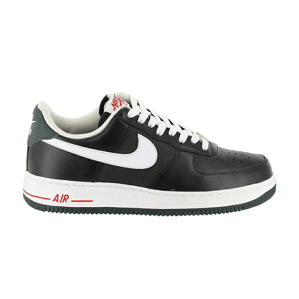 ナイキ 黒色 ブラック 白色 ホワイト 緑 グリーン エアフォース '07 'GROVE GREEN' スニーカー メンズ NIKE AIR FORCE 1 / BLACK WHITE GROVE GREEN SPORT