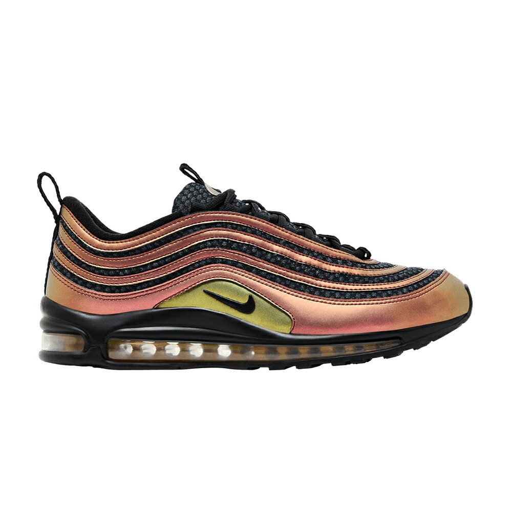 ナイキ マックス ウルトラ 黒いこと 黒いこと エア湖マックス \u0027SKEPTA\u0027 スニーカー メンズ NIKE SKEPTA X AIR MAX 97 ULTRA 17 / MULTI COLOR VIVD SULFUR BLACK