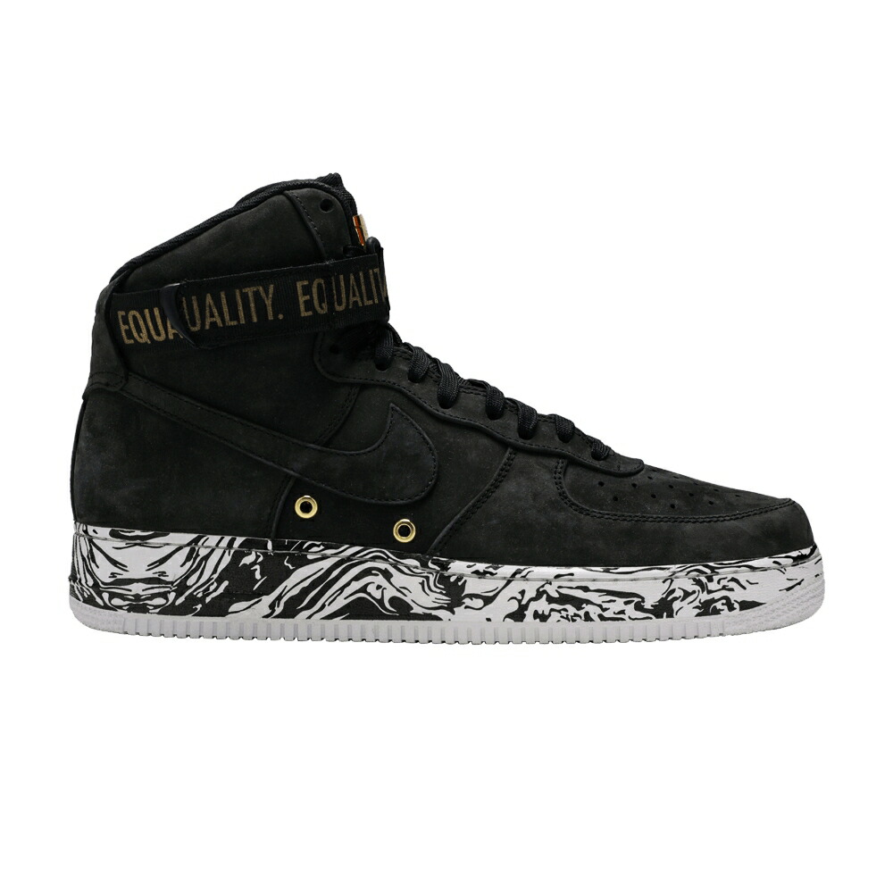 ナイキ ハイ 黒色 ブラック ゴールド 白色 ホワイト エアフォース 'BHM' スニーカー メンズ NIKE AIR FORCE 1 HIGH / BLACK METALLIC GOLD WHITE BLACK|スニケス