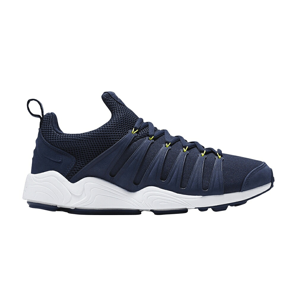 ナイキ ズーム 紺色 ネイビー 白色 ホワイト スニーカー メンズ NIKE AIR ZOOM SPIRIMIC / MIDNIGHT NAVY VOLT WHITE