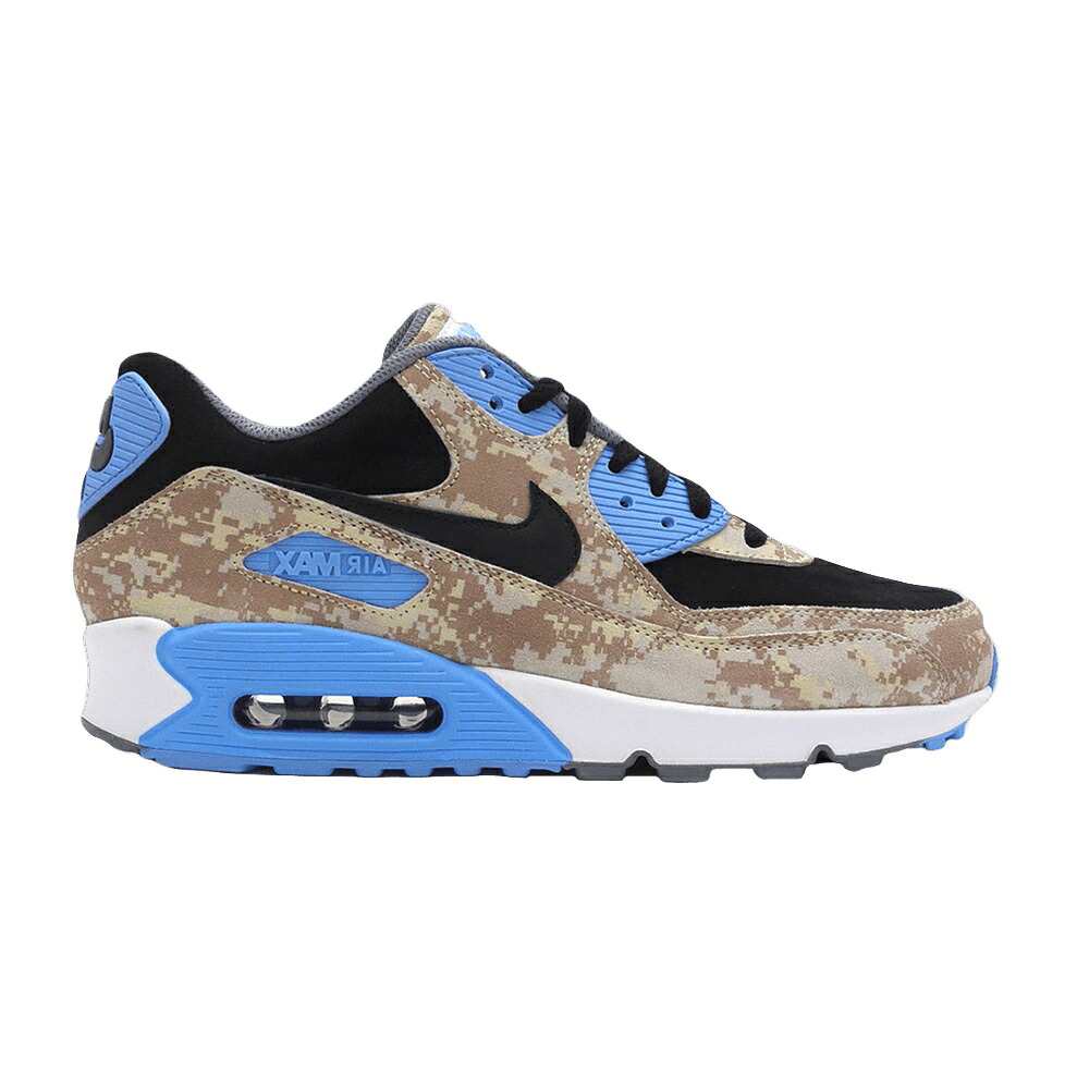 ナイキ マックス 割り増し金 ベージュ 黒いこと 黒いこと エア湖マックス \u0027DIGI CAMO\u0027 スニーカー メンズ NIKE AIR MAX 90 PREMIUM / GOLDEN BEIGE BLACK RATTAN LEMON