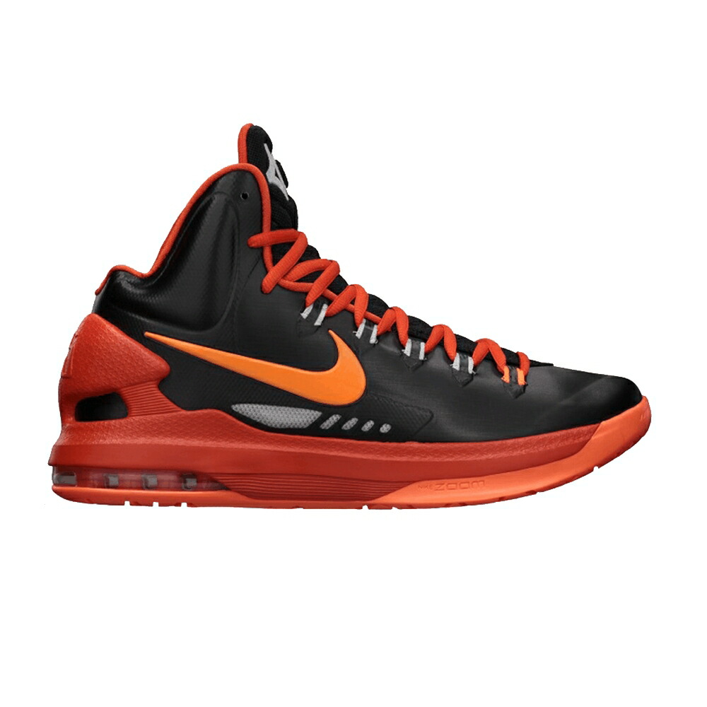 ナイキ 黒色 ブラック 橙 オレンジ チーム 'TOTAL ORANGE' スニーカー メンズ NIKE KD 5 / BLACK TOTAL ORANGE TEAM ORANGE