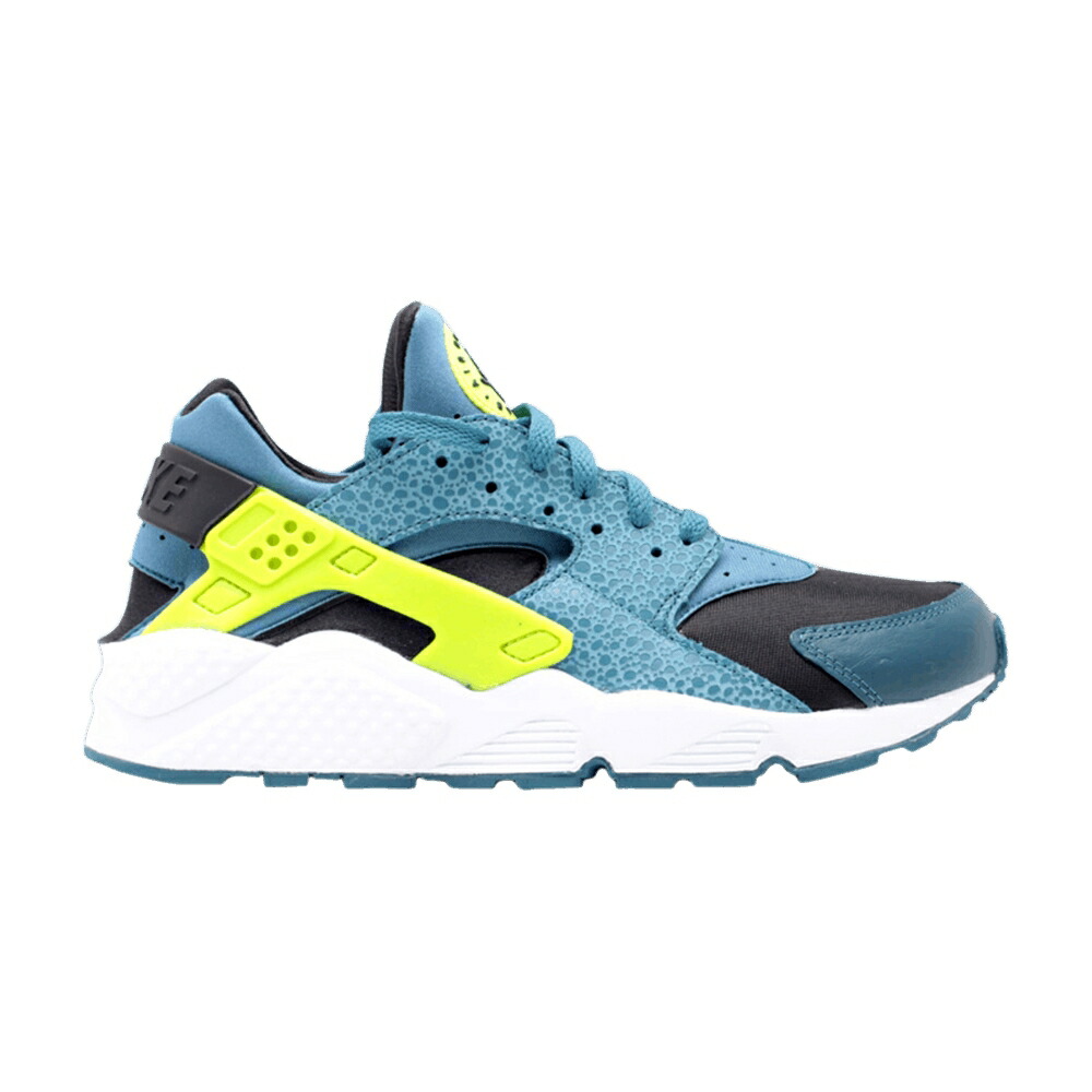 ナイキ ハラチ 黒色 ブラック 青色 ブルー PACE BLUE スニーカー メンズ NIKE AIR HUARACHE / BLACK SPACE BLUE VOLT