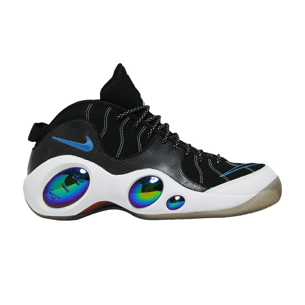 ナイキ ズーム フライト キッド 黒色 ブラック 青色 ブルー 白色 ホワイト 'JASON KIDD' スニーカー メンズ NIKE ZOOM FLIGHT 95 J KIDD PE / BLACK PHOTO BLUE WHITE