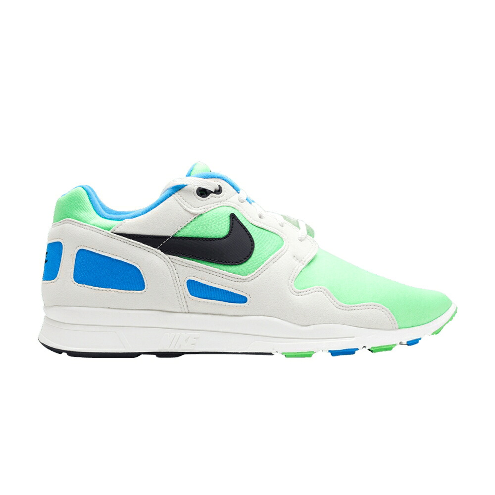 ナイキ フローレス 黒色 ブラック 青色 ブルー スニーカー メンズ NIKE AIR FLOW / BRIGHT CACTUS BLACK BLUE GLOW｜スニケス