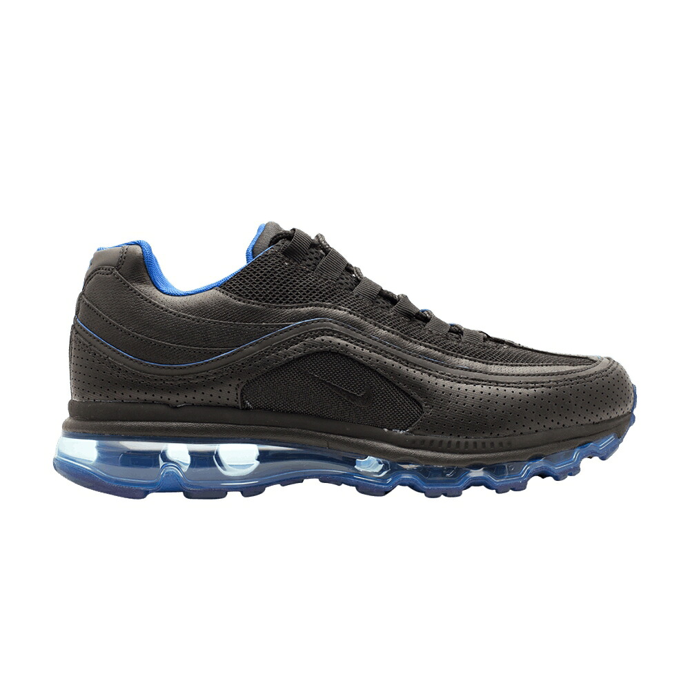 ナイキ マックス 黒いこと 黒いこと 青味 青み エア湖マックス スニーカー メンズ NIKE AIR MAX 24-7 / BLACK BLACK LYON BLUE