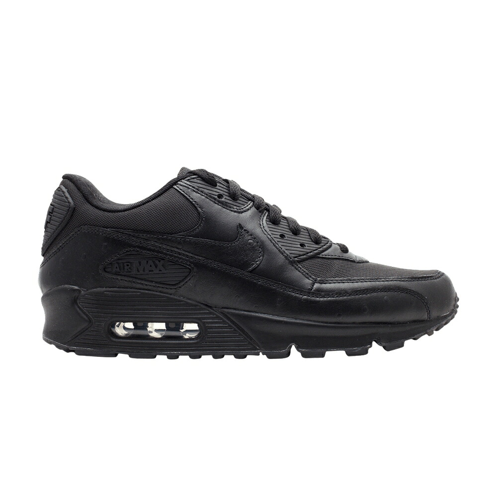 ナイキ マックス プレミアム 黒色 ブラック エアマックス 'OSTRICH' スニーカー メンズ NIKE AIR MAX 90 PREMIUM LE QS / BLACK BLACK|スニケス