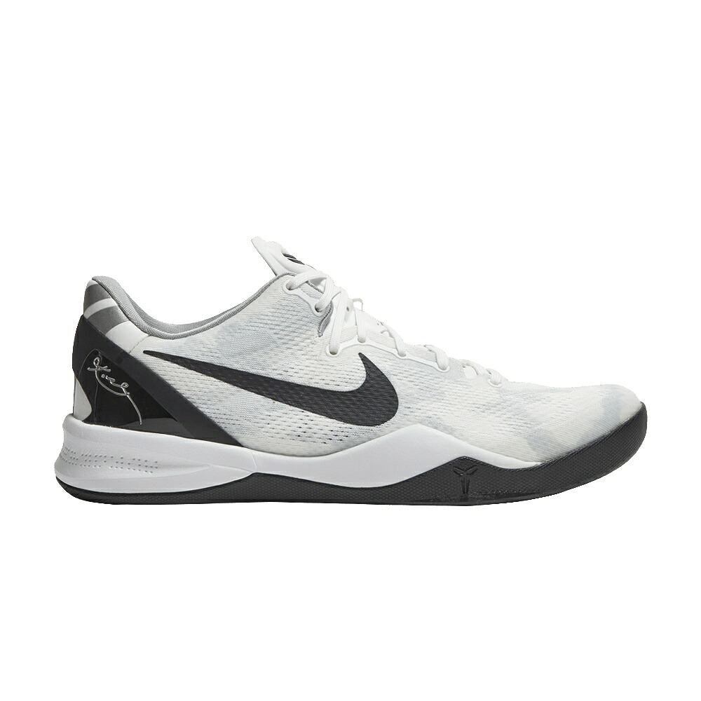 ナイキ コービー 白いこと 白いこと 黒いこと 黒いこと \u0027WHITE BLACK\u0027 スニーカー メンズ NIKE KOBE 8 結核症 / WHITE BLACK BLACK METALLIC