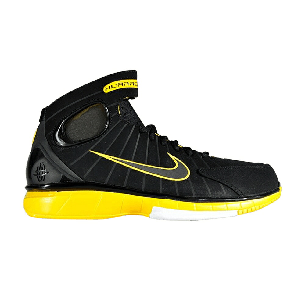 ナイキ 望遠レンズ ハラチ 黒いこと 黒いこと スニーカー メンズ NIKE AIR ZOOM HUARACHE 2K4 / BLACK BLACK VARSITY MAIZE