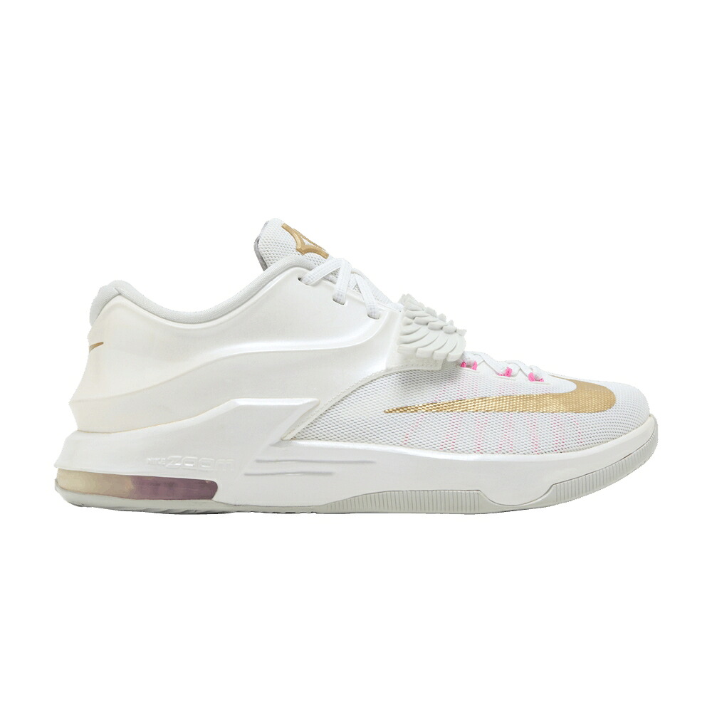 ナイキ プレミアム 白色 ホワイト ゴールド ピュア プラチナム 'AUNT PEARL' スニーカー メンズ NIKE KD 7 PREMIUM EP / WHITE GOLD PURE PLATINUM
