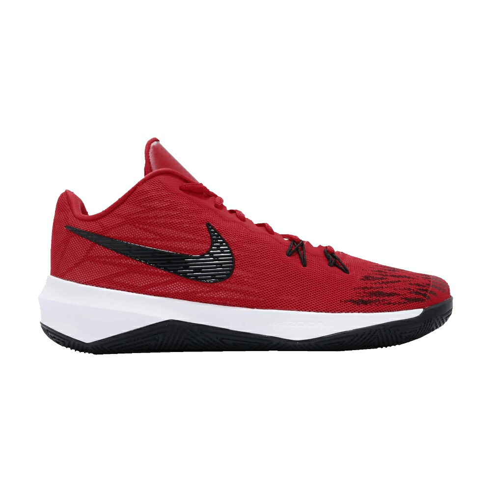 ナイキ ズーム 赤 レッド 黒色 ブラック 白色 ホワイト GYM RED スニーカー メンズ NIKE ZOOM EVIDENCE 2 EP / GYM RED BLACK WHITE