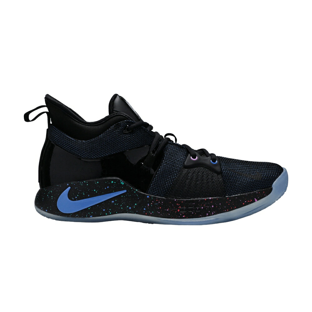 ナイキ 黒色 ブラック 青色 ブルー 'BLACK BLUE' スニーカー メンズ NIKE PLAYSTATION X PG 2 EP RACER / BLACK RACER BLUE