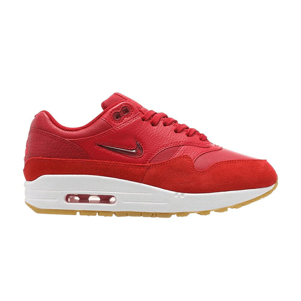ナイキ マックス プレミアム 赤 レッド スピード エアマックス 'GYM RED' スニーカー メンズ NIKE AIR MAX 1 PREMIUM JEWEL / RED GYM RED SPEED RED|スニケス