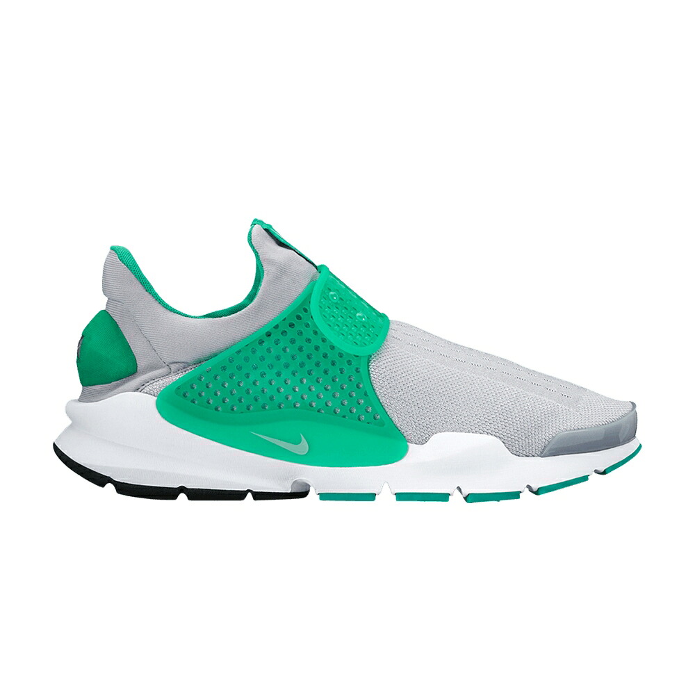 ナイキ ダート 灰色 グレー スタジアム 緑 グリーン 白色 ホワイト 'STADIUM GREEN' スニーカー メンズ NIKE SOCK DART / WOLF GREY STADIUM GREEN WHITE｜スニケス