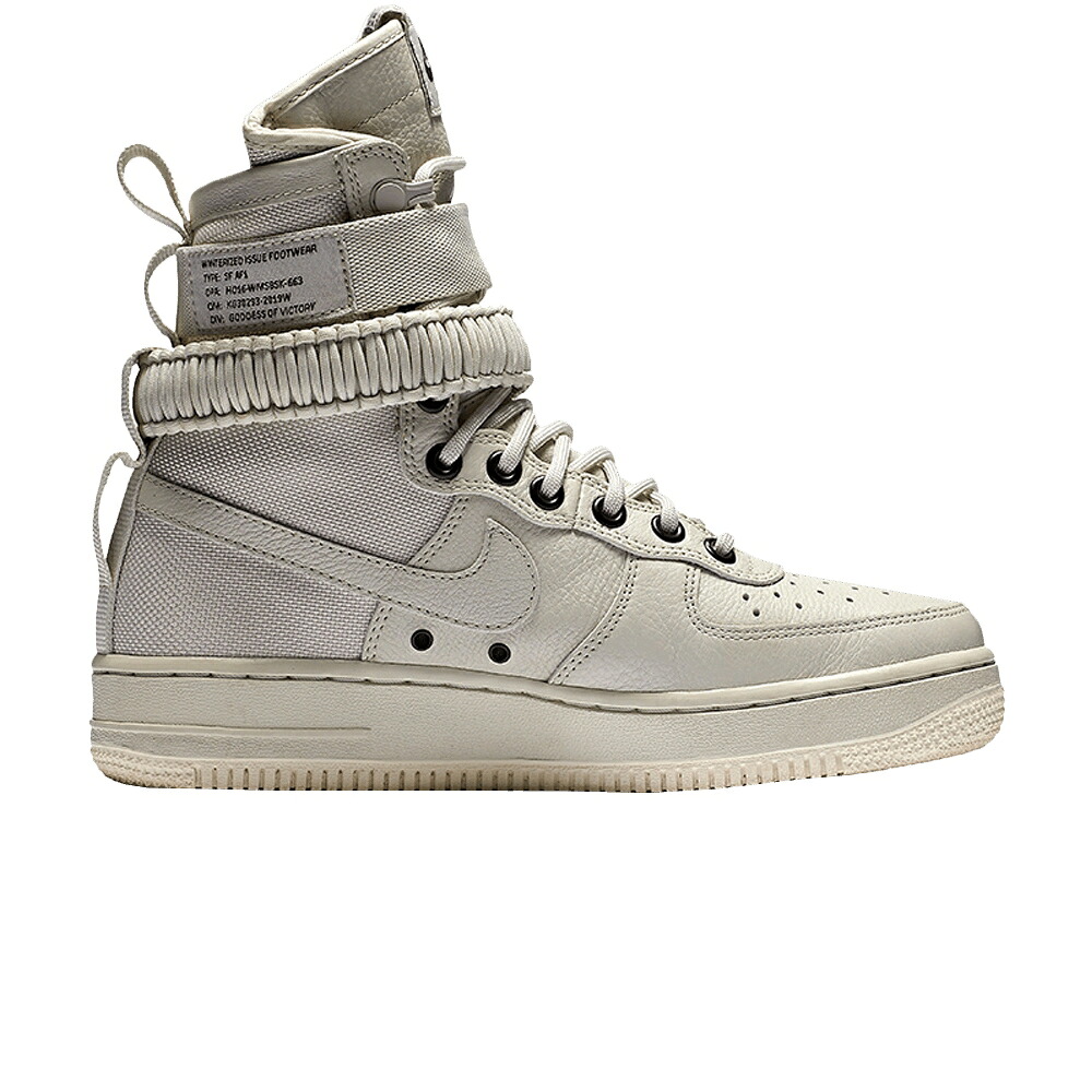 ナイキ 御機嫌 空軍 \u0027SAIL\u0027 スニーカー レディース NIKE WMNS 空想科学小説 AIR FORCE 1 HIGH / LIGHT BONE LIGHT BONE SAIL