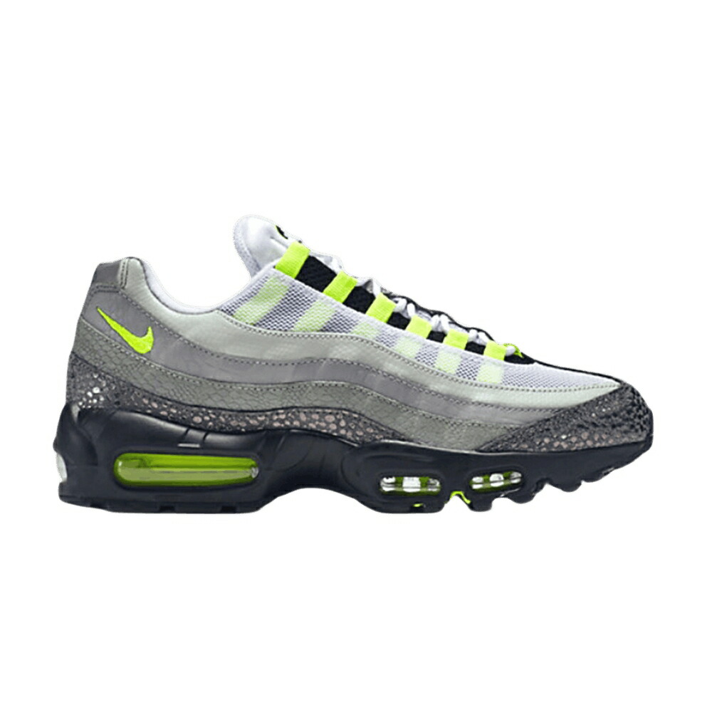 ナイキ マックス プレミアム 黒色 ブラック エアマックス NEON SAFARI スニーカー メンズ NIKE AIR MAX 95 OG PREMIUM / BLACK VOLT MDM ASH PWTR