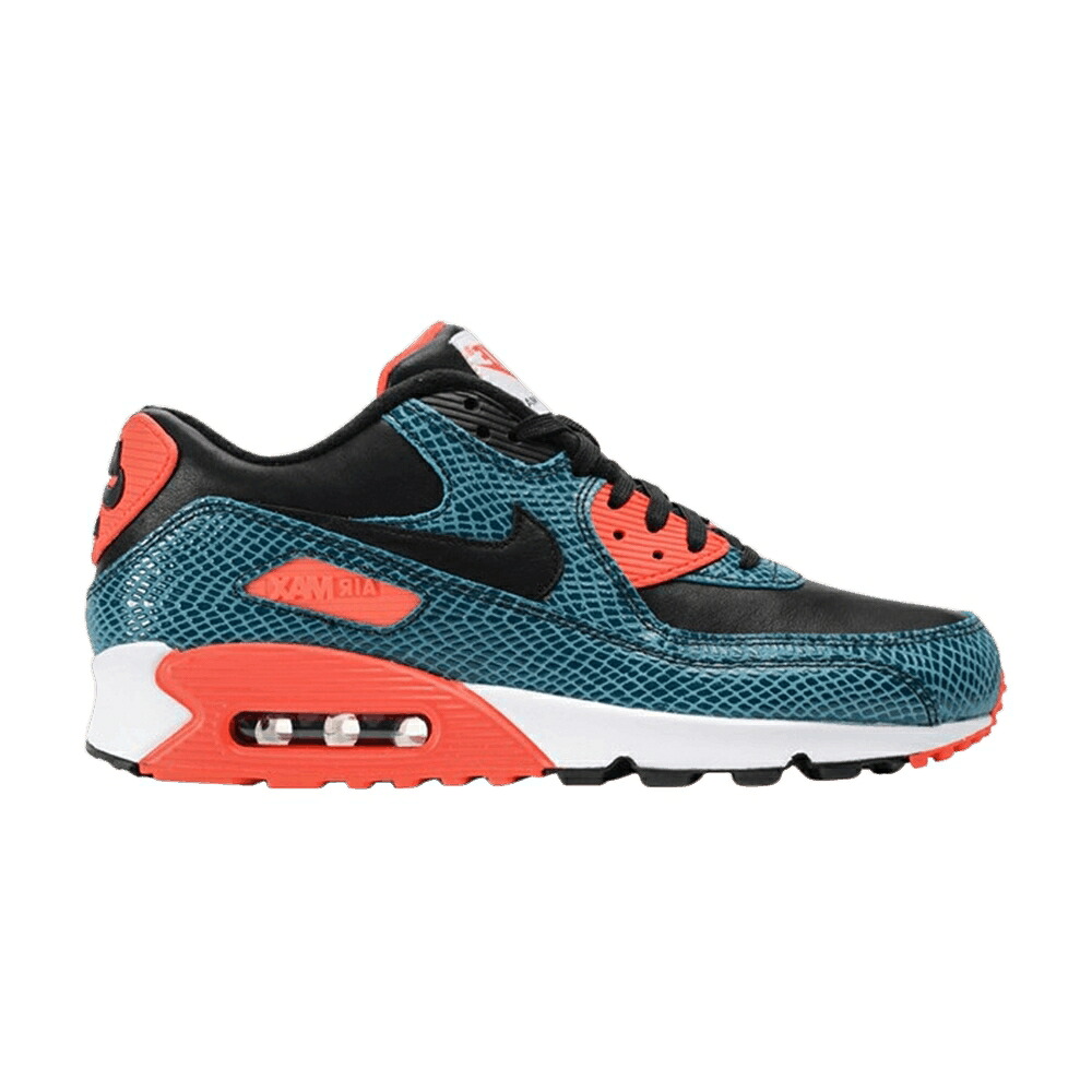 ナイキ マックス 黒色 ブラック エアマックス 'INFRARED SNAKE' スニーカー メンズ NIKE AIR MAX 90 ANNIVERSARY / BLACK INFRARED 23 TURQUOISE