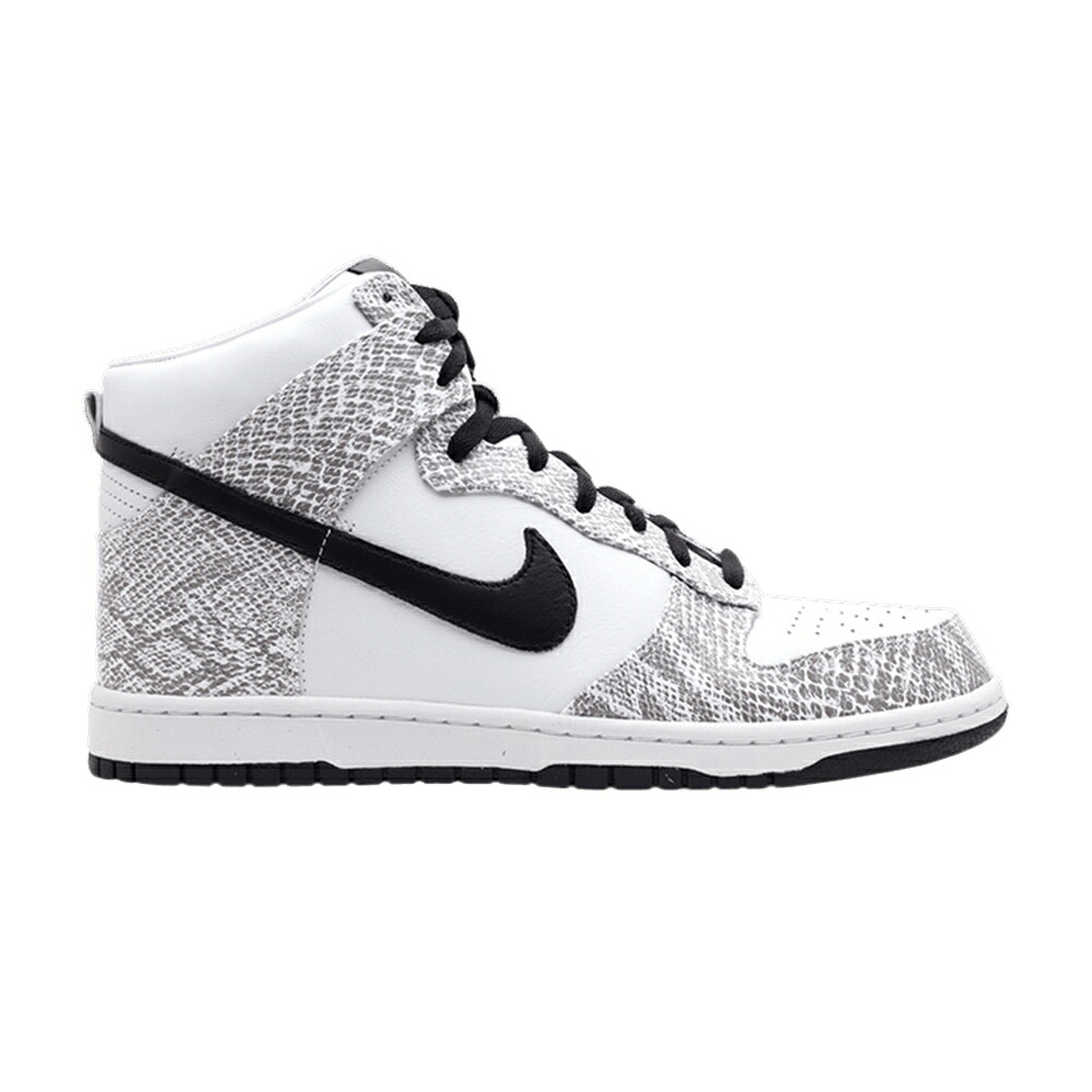 ナイキ ダンク 黒いこと 黒いこと 白いこと 白いこと \u0027COCOA SNAKE\u0027 スニーカー メンズ NIKE DUNK PRM HI SP / BLACK WHITE COCOA