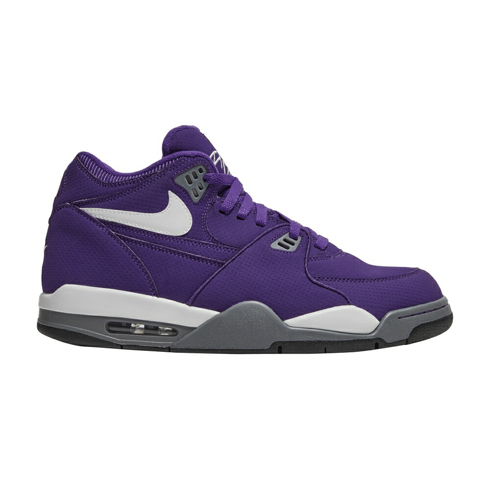 ナイキ 飛行 野球クラブ 紫 パープル 白いこと 白いこと 薄墨色 薄墨色 スニーカー メンズ NIKE AIR FLIGHT 89 HOH / CLUB PURPLE WHITE CL GREY BLK