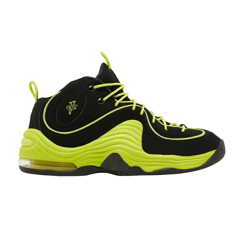 ナイキ ペニー 黒いこと 黒いこと 大気圏ペニー \u0027VOLT\u0027 スニーカー メンズ NIKE AIR PENNY 2 LE / BLACK CYBER