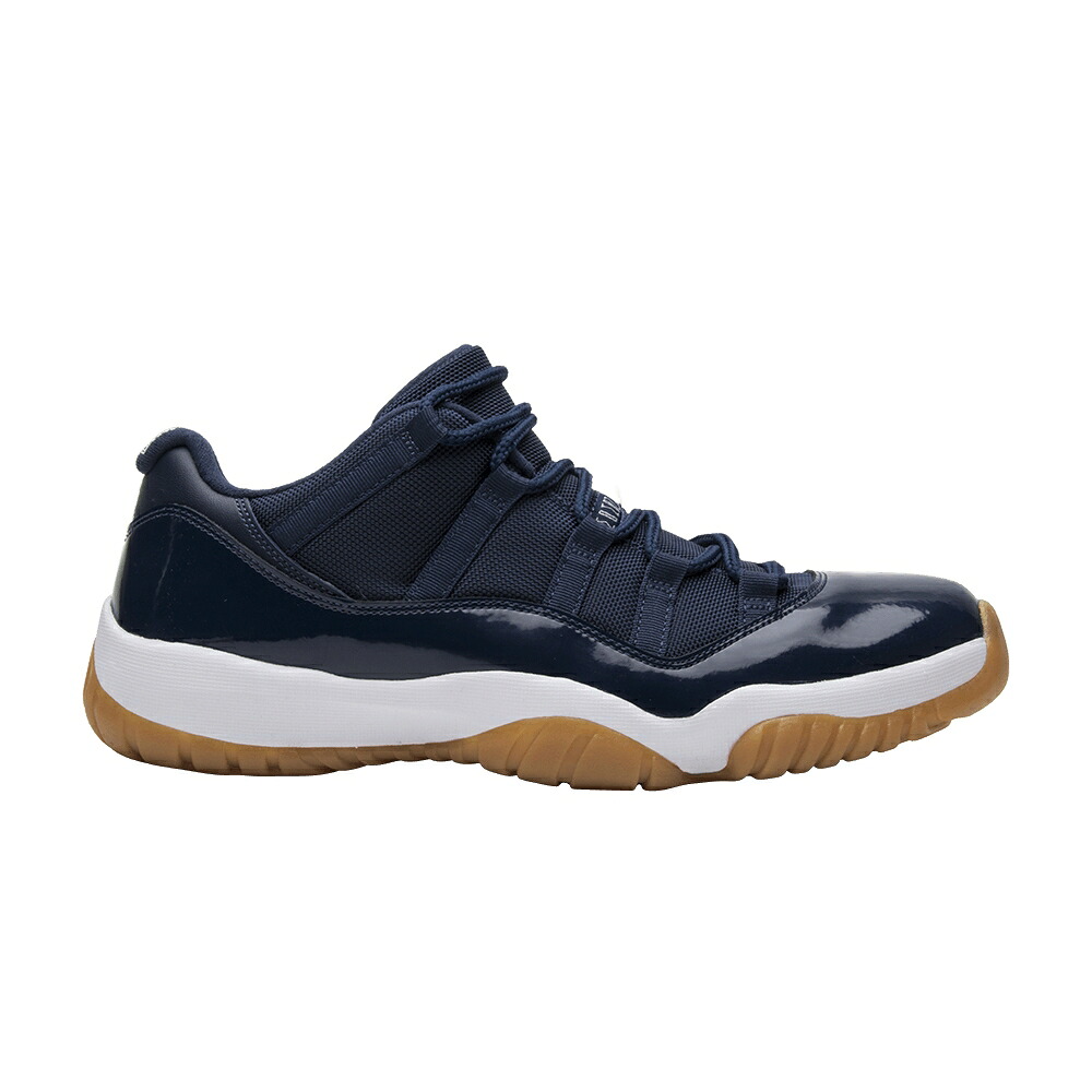 ナイキ 紺色 米国海軍 白いこと 白いこと エアジョーダン \u0027NAVY GUM\u0027 スニーカー メンズ AIR JORDAN AIR JORDAN 11 RETRO LOW / MIDNIGHT NAVY WHITE GUM LIGHT