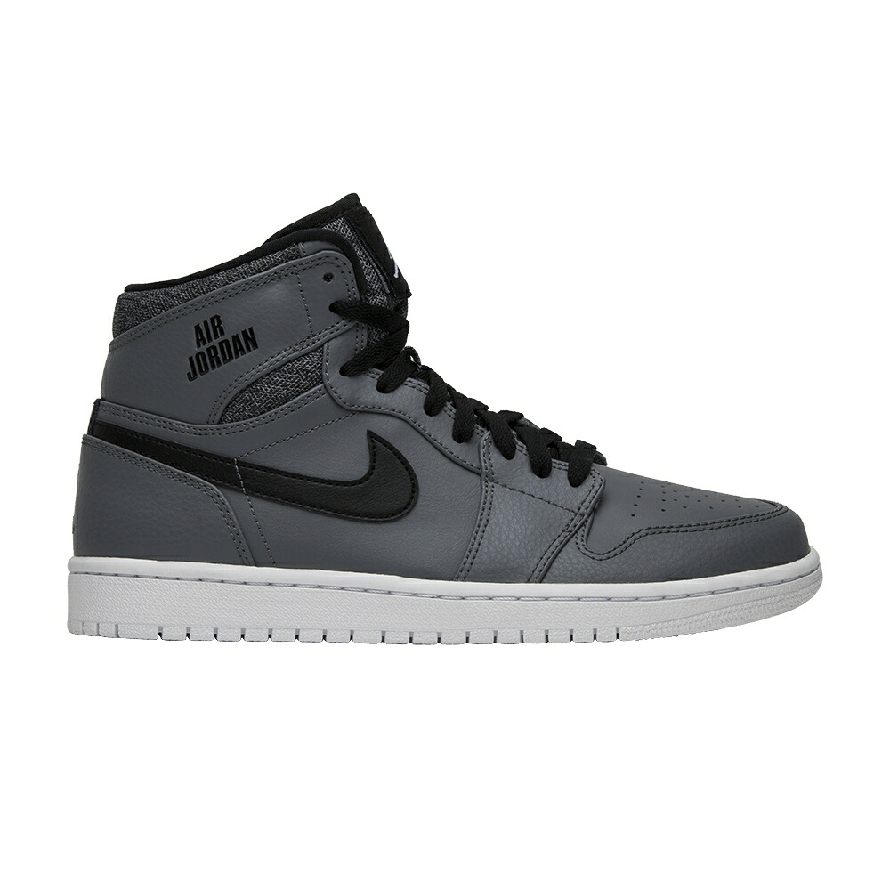 ナイキ ハイ クール 灰色 グレー 白色 ホワイト 黒色 ブラック エアジョーダン 'RARE BLACK' スニーカー メンズ AIR JORDAN AIR JORDAN 1 RETRO HIGH - COOL GREY / COOL GREY WHITE BLACK WHITE