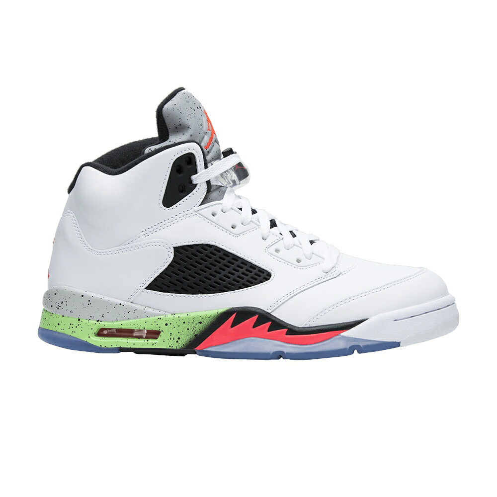 ナイキ 白いこと 白いこと エアジョーダン \u0027PRO STARS\u0027 スニーカー メンズ AIR JORDAN AIR JORDAN 5 RETRO / WHITE INFRARED 23 LIGHT POISON