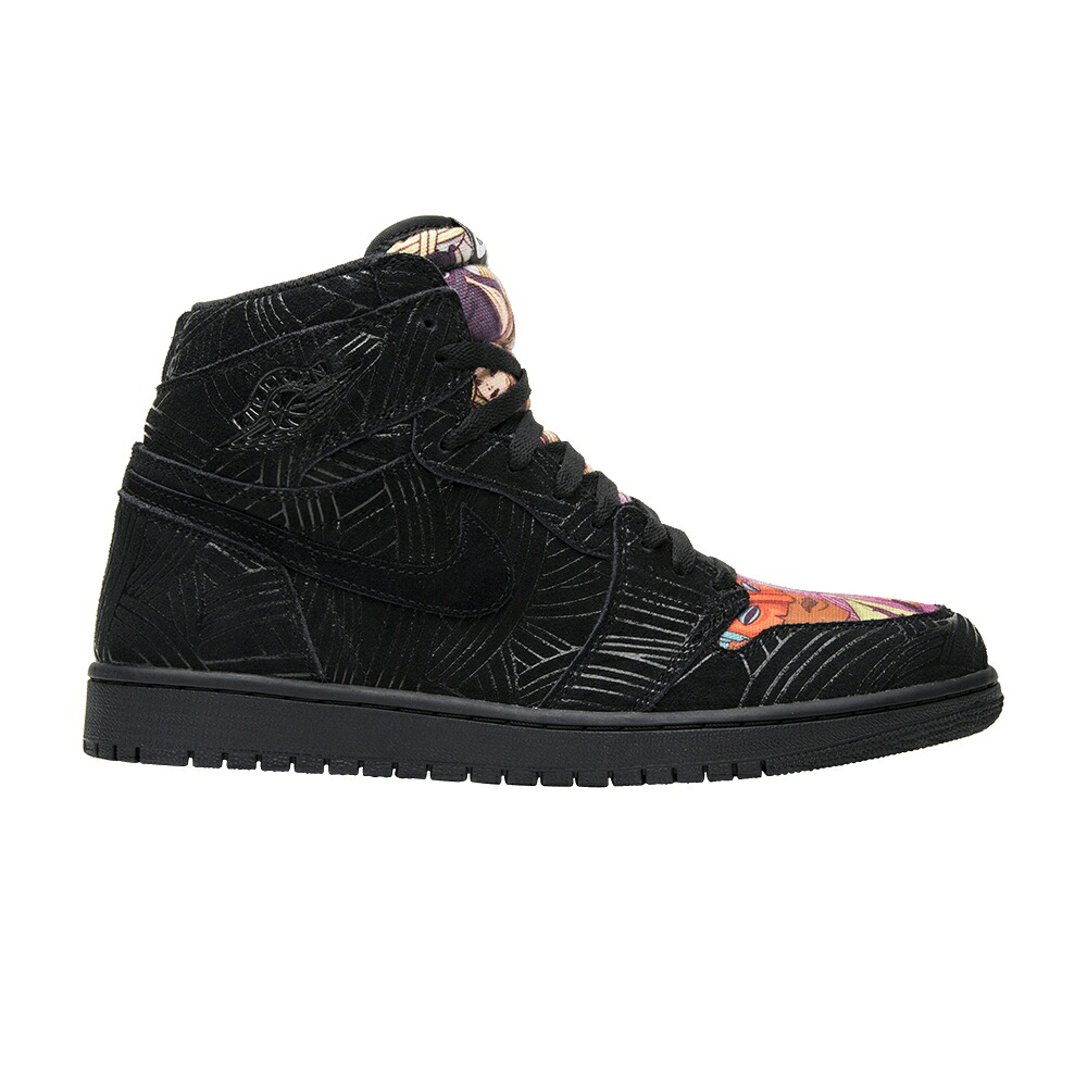 ナイキ ご機嫌 黒いこと 黒いこと エアジョーダン \u0027LOS PRIMEROS\u0027 スニーカー メンズ AIR JORDAN POMB X AIR JORDAN 1 RETRO HIGH / BLACK MULTI COLOR
