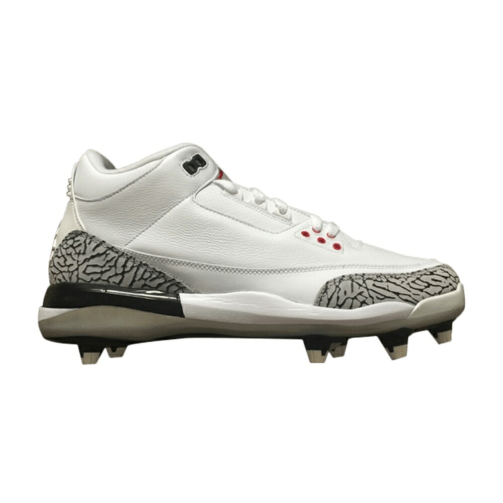 ナイキ 白いこと 白いこと 火の手 赤 赤いこと エアジョーダン スニーカー メンズ AIR JORDAN AIR JORDAN 3 D / WHITE FIRE RED