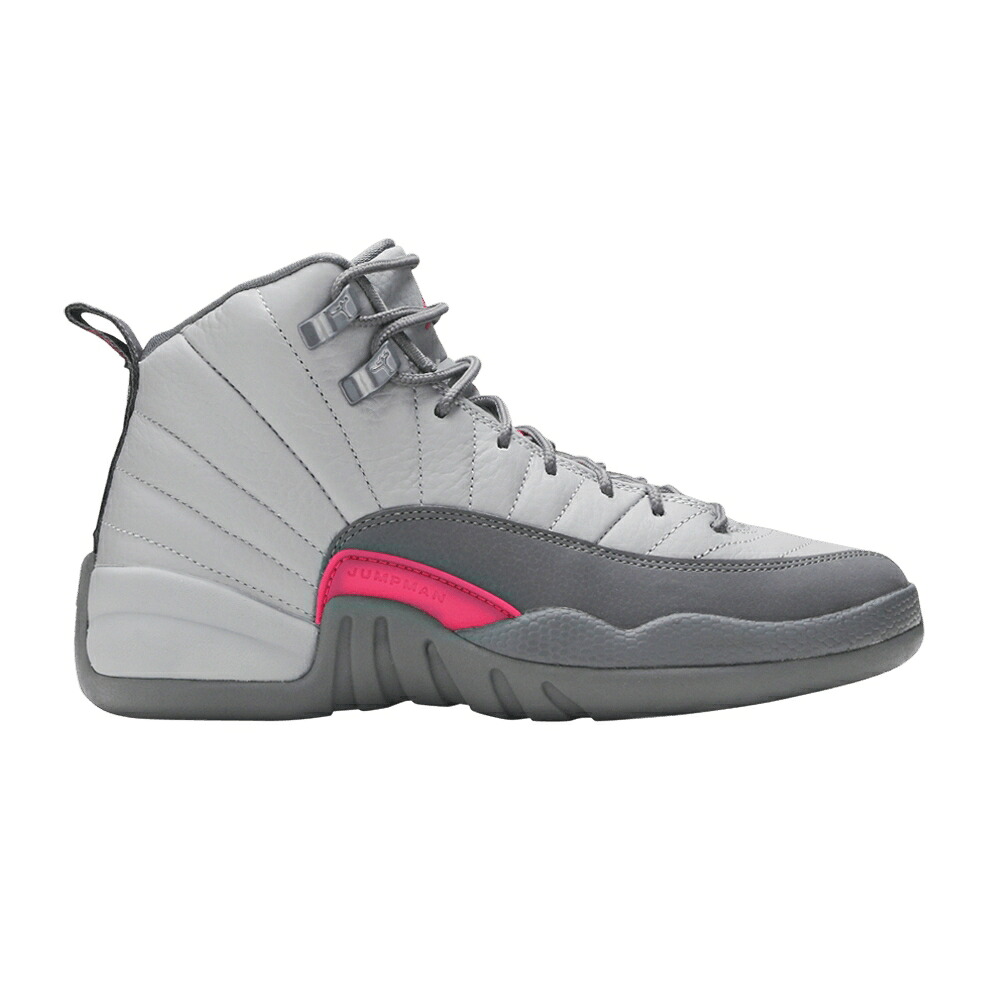 ナイキ 薄墨色 薄墨色 さくら色 冷やりとした エアジョーダン \u0027VIVID PINK\u0027 スニーカー メンズ AIR JORDAN AIR JORDAN 12 RETRO GG / WOLF GREY VIVID PINK COOL GREY
