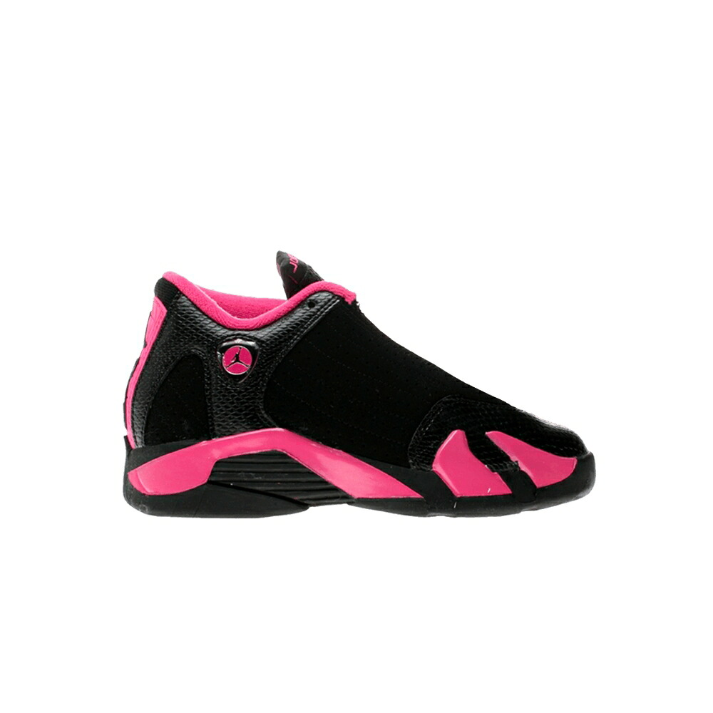 ナイキ 黒色 ブラック ピンク エアジョーダン 'DESERT PINK' ジュニア キッズ AIR JORDAN AIR JORDAN 14 RETRO PS / BLACK DESERT PINK ベビー マタニティ スニーカー
