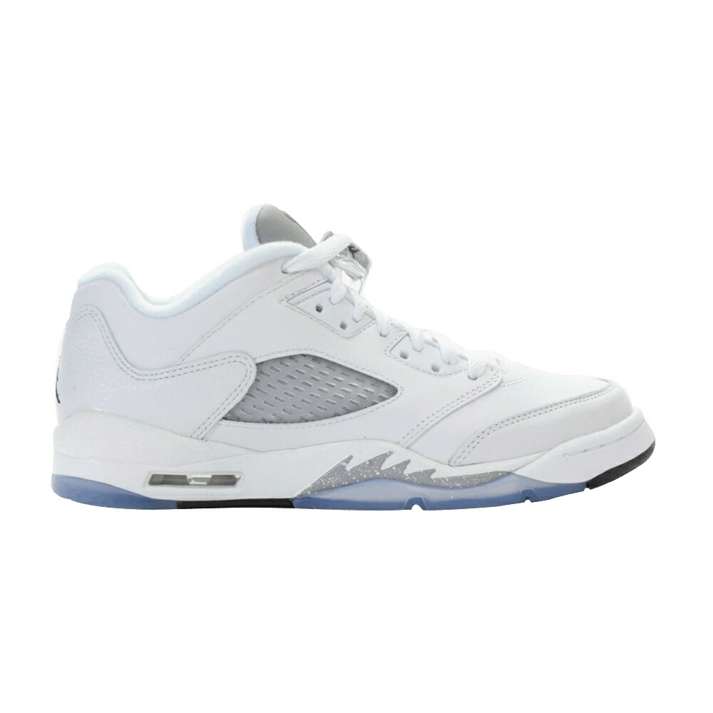 ナイキ 白色 ホワイト 灰色 グレー エアジョーダン 'WHITE GREY' ジュニア キッズ AIR JORDAN AIR JORDAN 5 RETRO LOW GS WOLF / WHITE WOLF GREY ベビー マタニティ スニーカー