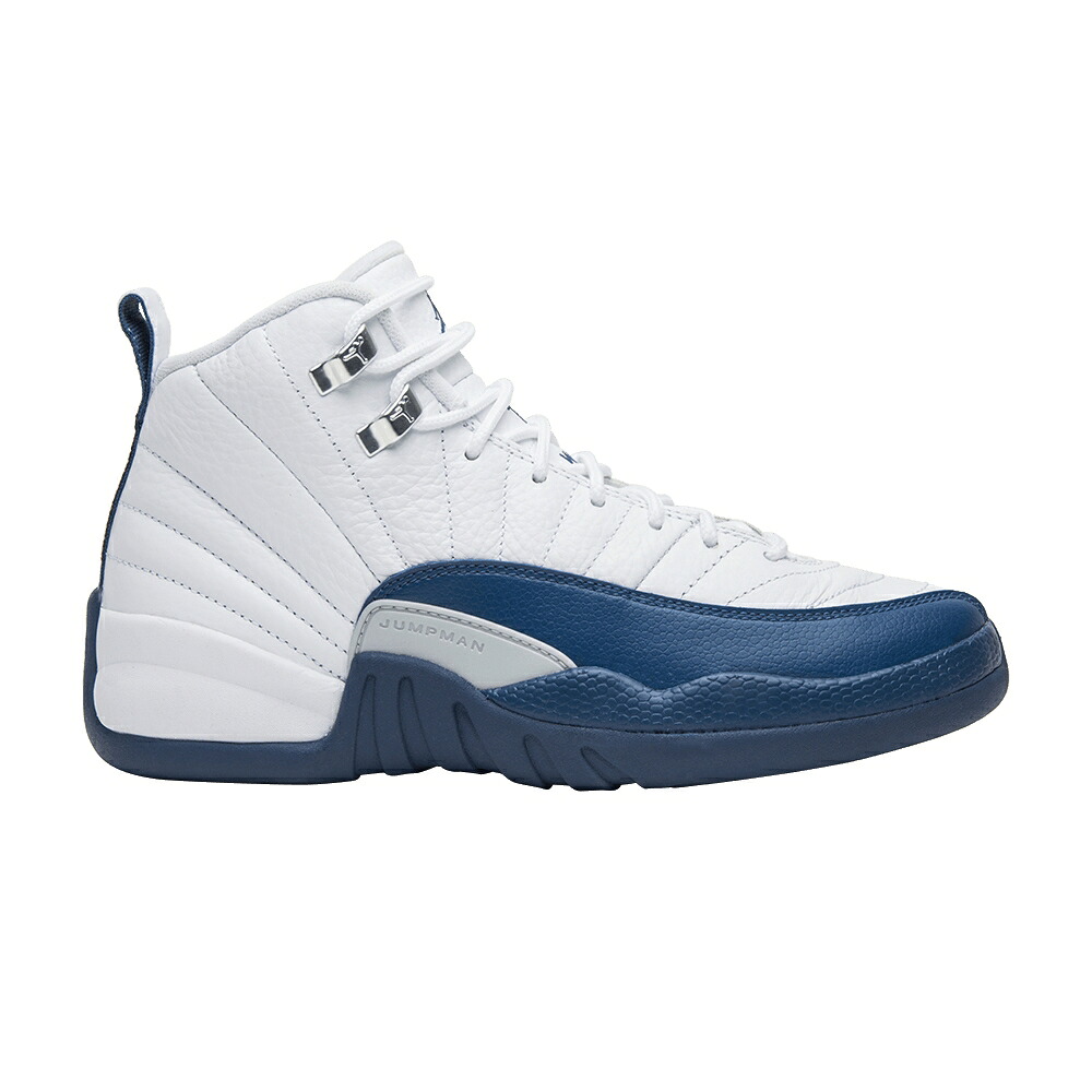 ナイキ 白いこと 白いこと エアジョーダン \u0027FRENCH BLUE\u0027 スニーカー メンズ AIR JORDAN AIR JORDAN 12 RETRO BG 2016 / WHITE FRENCH BL MTLLC SLVR VRST