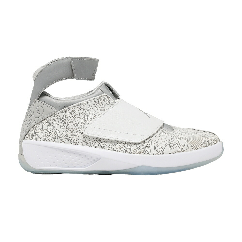 ナイキ 白色 ホワイト 銀色 シルバー エアジョーダン 'LASER' スニーカー メンズ AIR JORDAN AIR JORDAN 20 RETRO / WHITE METALLIC SILVER WHITE