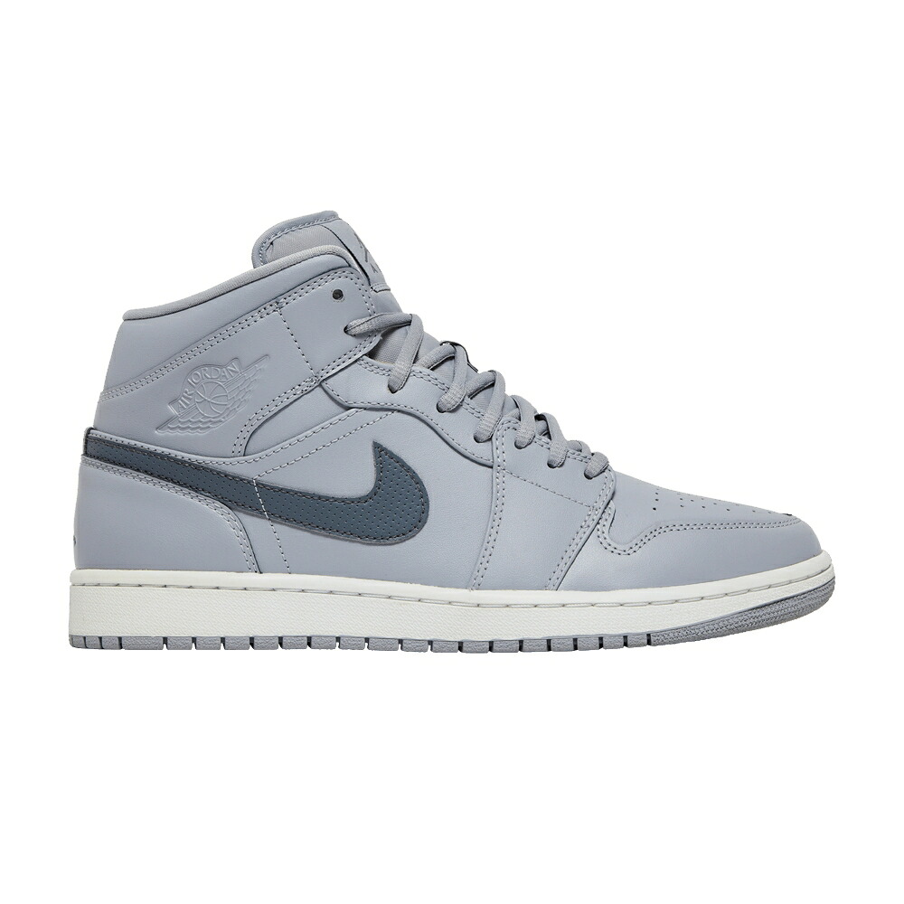 ナイキ ミッド 灰色 グレー クール エアジョーダン 'WOLF GREY' スニーカー メンズ AIR JORDAN AIR JORDAN 1 MID / WOLF GREY WOLF GREY COOL GREY|スニケス