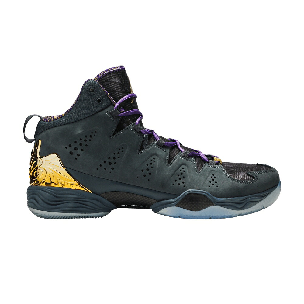 ナイキ メロ 灰色 グレー ゴールド エアジョーダン 'BLACK MONTH' スニーカー メンズ AIR JORDAN AIR JORDAN MELO M10 BHM HISTORY / DARK MAGNET GREY METALLIC GOLD｜スニケス