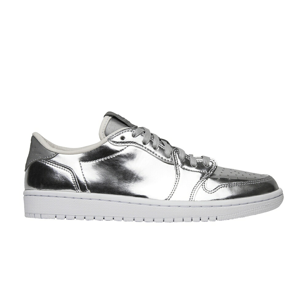 ナイキ しろがね色 しろがね色 白いこと 白いこと エアジョーダン \u0027METALLIC SILVER\u0027 スニーカー メンズ AIR JORDAN AIR JORDAN 1 RETRO LOW OG PINNACLE / METALLIC SILVER WHITE