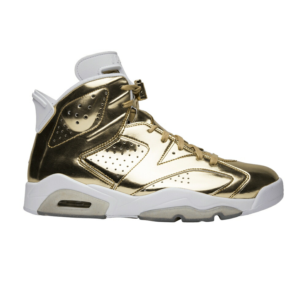 ナイキ ゴールド 白色 ホワイト エアジョーダン PINNACLE スニーカー メンズ AIR JORDAN AIR JORDAN 6 RETRO / METALLIC GOLD WHITE