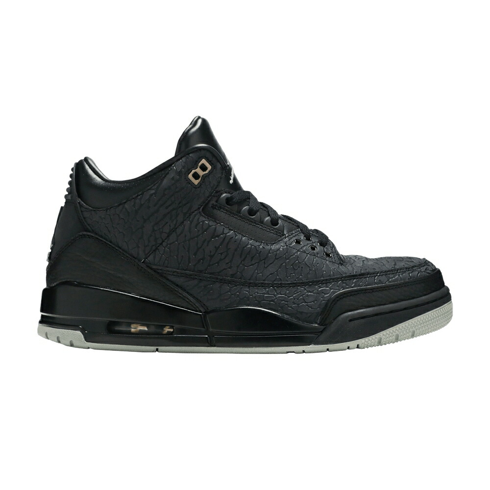 ナイキ 黒いこと 黒いこと しろがね色 しろがね色 エアジョーダン \u0027BLACK FLIP\u0027 スニーカー メンズ AIR JORDAN AIR JORDAN 3 RETRO / BLACK METALLIC SILVER