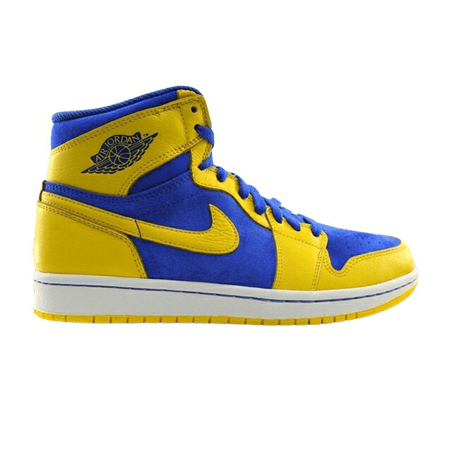 ナイキ ハイ ゲーム 白色 ホワイト エアジョーダン LANEY ゲームロイヤル 青 ブルー スニーカー メンズ AIR JORDAN AIR JORDAN 1 RETRO HIGH OG / VARISTY MAIZE GAME ROYAL WHITE