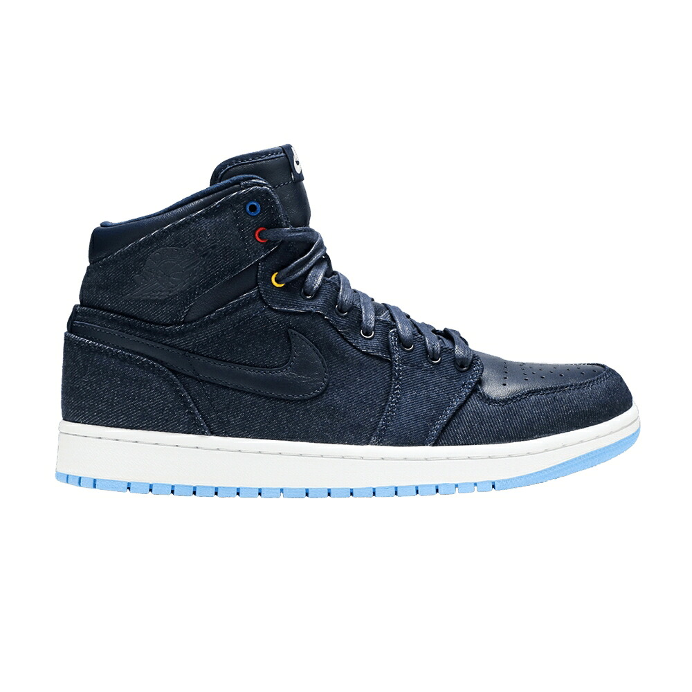ナイキ ご機嫌 エアジョーダン \u0027FAMILY FOREVER\u0027 スニーカー メンズ AIR JORDAN AIR JORDAN 1 RETRO HIGH / OBSIDIAN WHT DK PWDR BL GM RYL