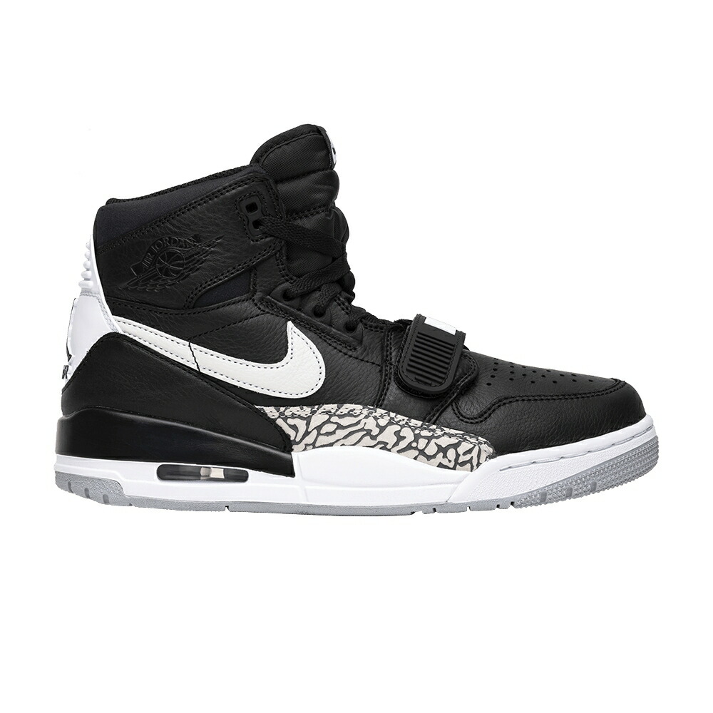 ナイキ レガシー 黒いこと 黒いこと 白いこと 白いこと エアジョーダン \u0027BLACK CEMENT\u0027 スニーカー メンズ AIR JORDAN AIR JORDAN LEGACY 312 / BLACK WHITE