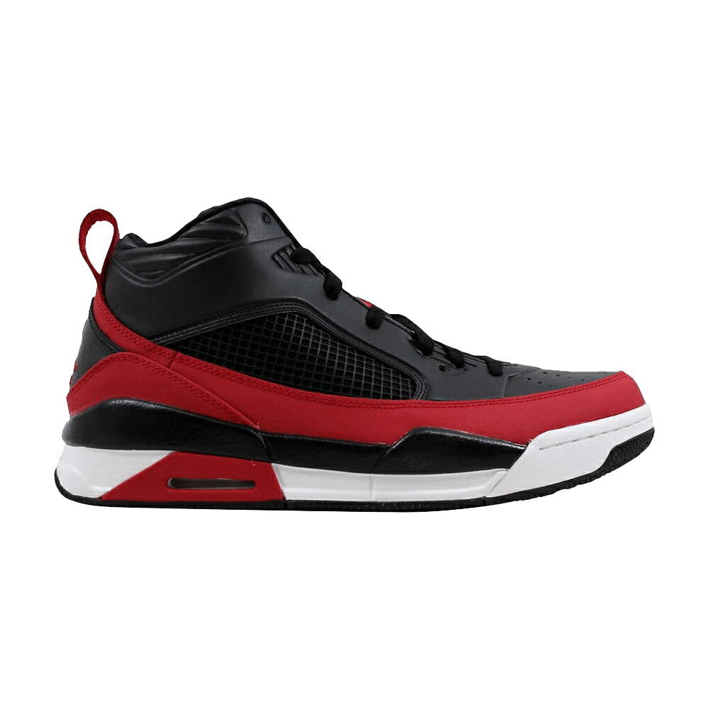 ナイキ 航空 黒いこと 黒いこと 赤 赤いこと 白いこと 白いこと エアジョーダン 9.5 \u0027GYM RED\u0027 スニーカー メンズ AIR JORDAN AIR JORDAN FLIGHT / BLACK GYM RED WHITE
