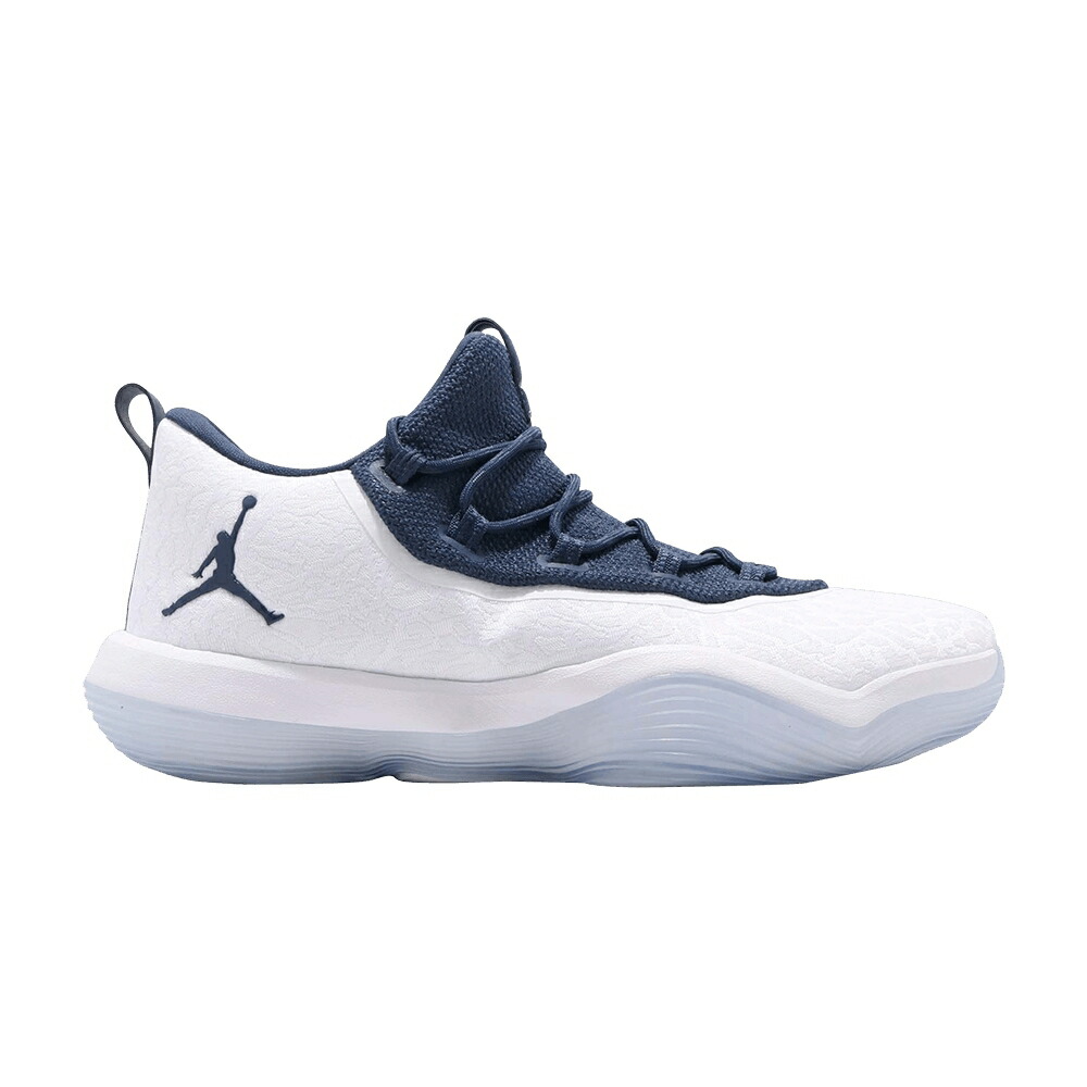 ナイキ 白色 ホワイト 紺色 ネイビー エアジョーダン SUPER.FLY NAVY スニーカー メンズ AIR JORDAN AIR JORDAN LOW PF / WHITE NAVY